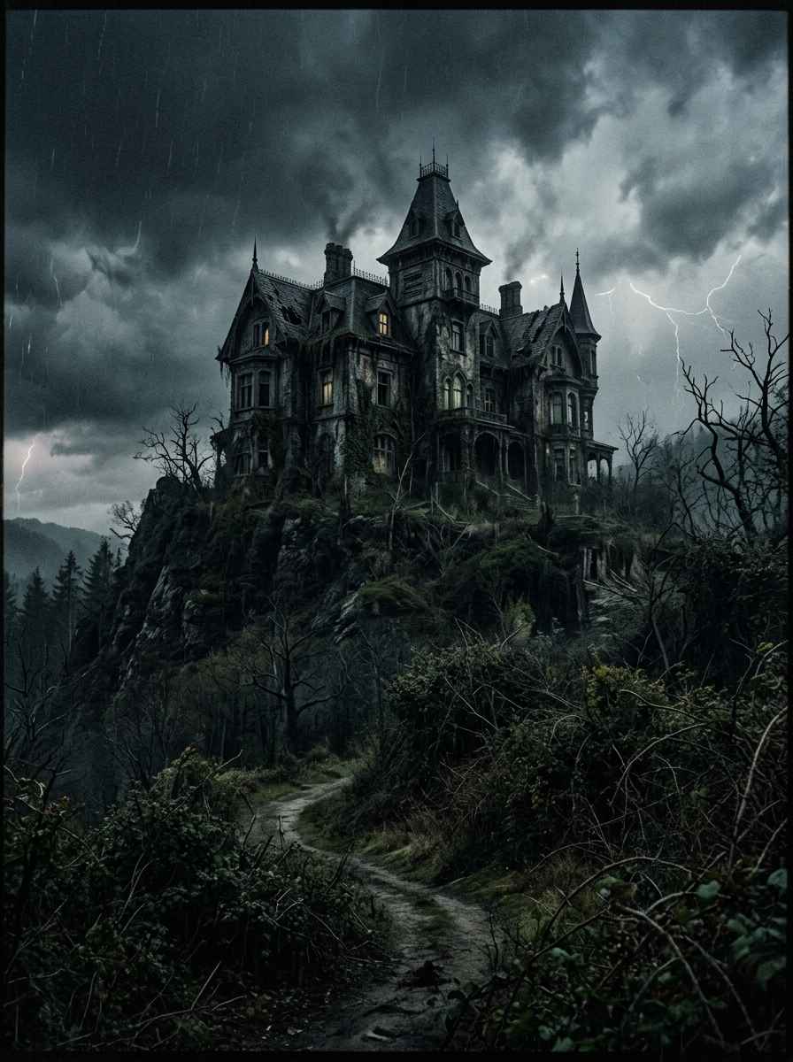 Portada del relato La casa en la colina