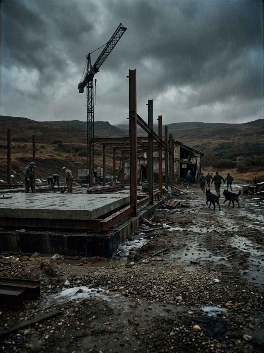Portada del relato Lóbregos Cimientos